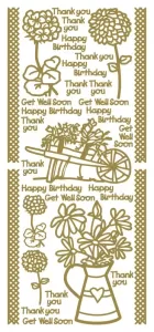 Flower Dazzles™ Stickers--pitcher, wheelbarrow & more!